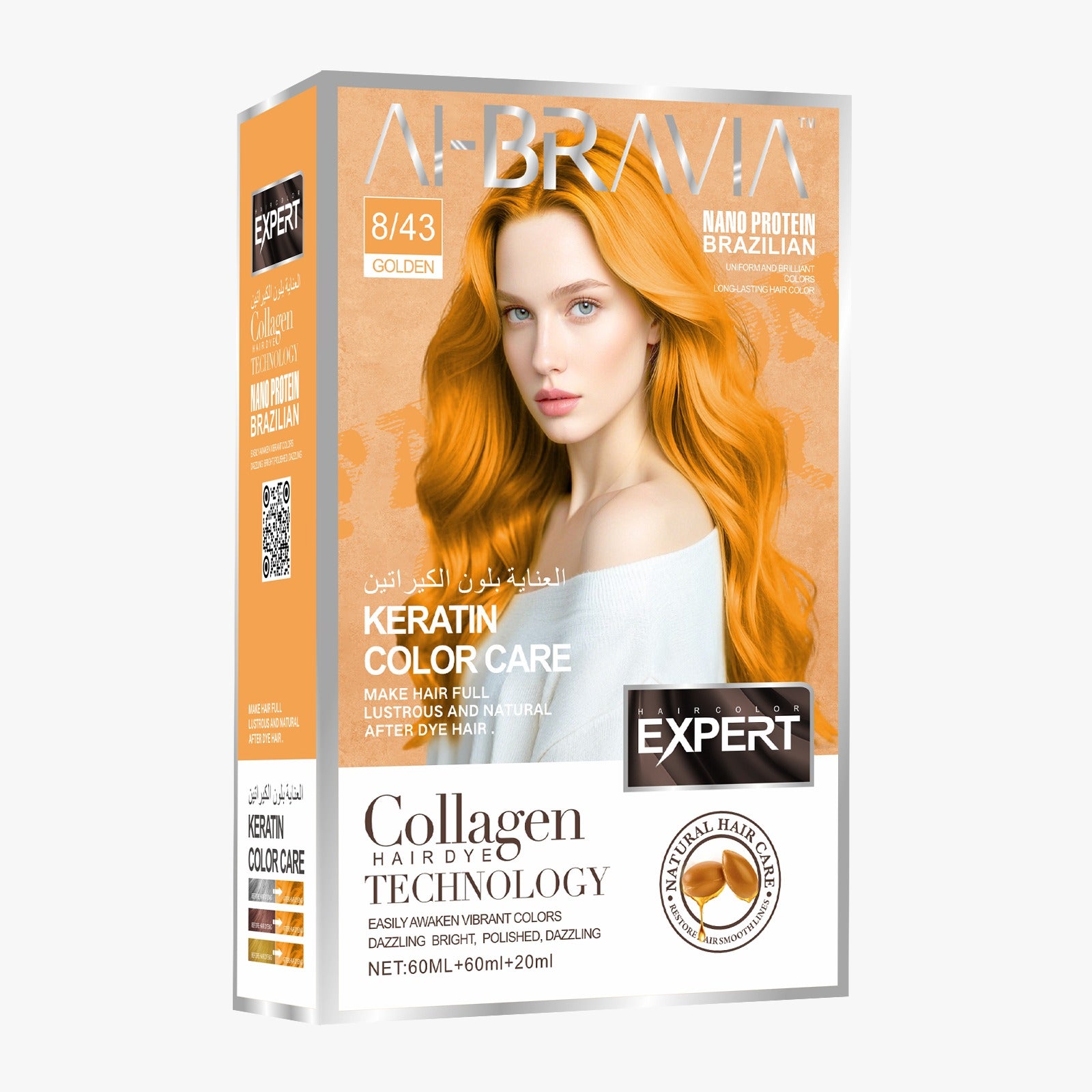 AI-BRAVIA Golden Blonde Hair Color | Permanent Hair Dye | Long-Lasting